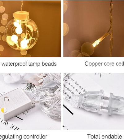 Christmas Bulb LED Curtain Light Item | Buy Christmas Bulb LED Curtain Light | SPOP Enterprise Global