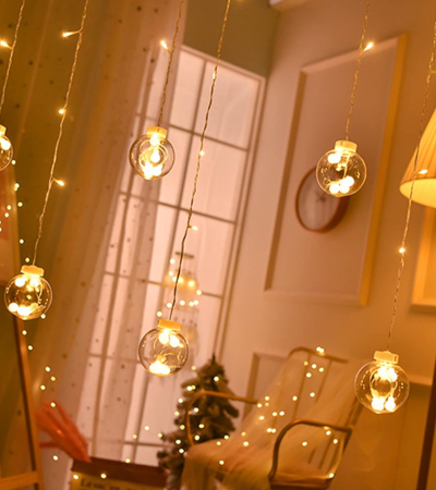 Christmas Bulb LED Curtain Light Item | Buy Christmas Bulb LED Curtain Light | SPOP Enterprise Global