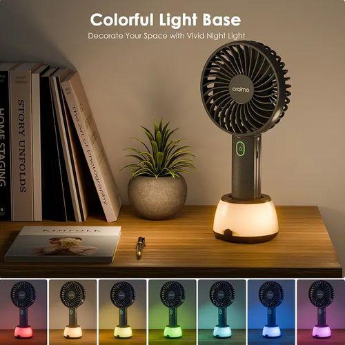 Oraimo Smart 2 Powerful Handheld Fan With Light Base - Grey Item | Buy Oraimo Smart 2 Powerful Handheld Fan With Light Base - Grey | SPOP Enterprise Global