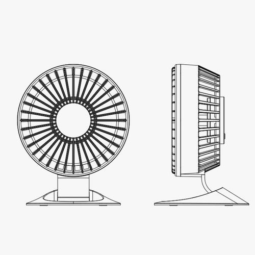F2 Desktop Mini Fan, Colour: Black Without Battery Item | Buy F2 Desktop Mini Fan, Colour: Black Without Battery | SPOP Enterprise Global