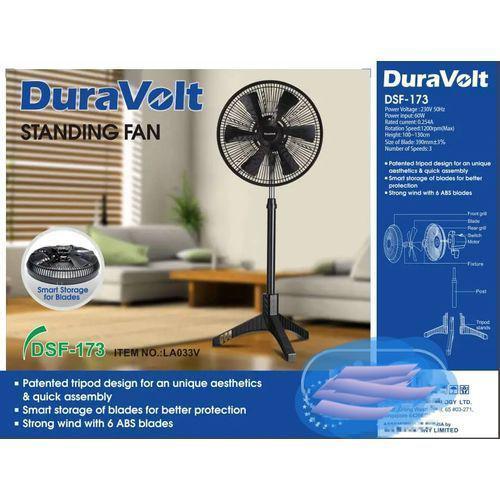 Duravolt Standing/pedestal Fan-Black Item | Buy Duravolt Standing/pedestal Fan-Black | SPOP Enterprise Global