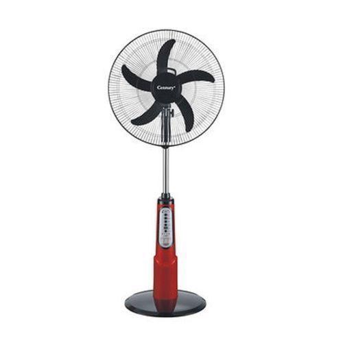 Century 18" Rechargeable Fan+Remote+LED Light BLACK/RED Item | Buy Century 18" Rechargeable Fan+Remote+LED Light BLACK/RED | SPOP Enterprise Global