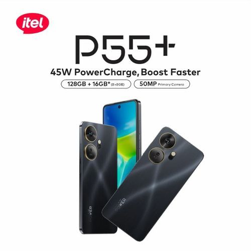 itel P55 Plus 6.6" HD+ 90Hz, 128GB ROM + Up To 16GB RAM, 5000mAh 45W Power Charge, 50MP + 8MP Camera, 4G, Android 13 - Green Item | Buy itel P55 Plus 6.6" HD+ 90Hz, 128GB ROM + Up To 16GB RAM, 5000mAh 45W Power Charge, 50MP + 8MP Camera, 4G, Android 13 - Green | SPOP Enterprise Global