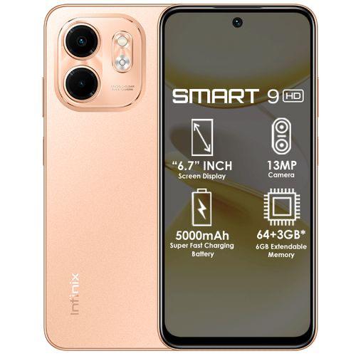 Infinix Smart 9HD 6.7" 3GB RAM/64GB ROM Android 14 Go Gold Item | Buy Infinix Smart 9HD 6.7" 3GB RAM/64GB ROM Android 14 Go Gold | SPOP Enterprise Global