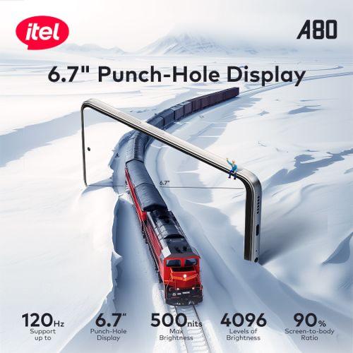 itel A80 6.7" 3GB RAM/128GB ROM 5000mAh 50MP 4G Android 14-White Item | Buy itel A80 6.7" 3GB RAM/128GB ROM 5000mAh 50MP 4G Android 14-White | SPOP Enterprise Global