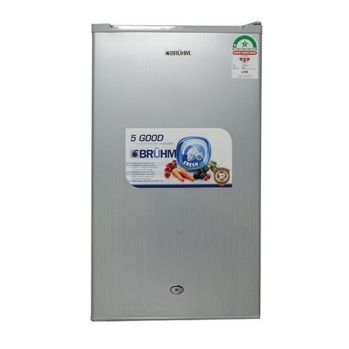 Bruhm 92 Litres Single Door Refrigerator (BRS-93MMDS) - Silver Item | Buy Bruhm 92 Litres Single Door Refrigerator (BRS-93MMDS) - Silver | SPOP Enterprise Global