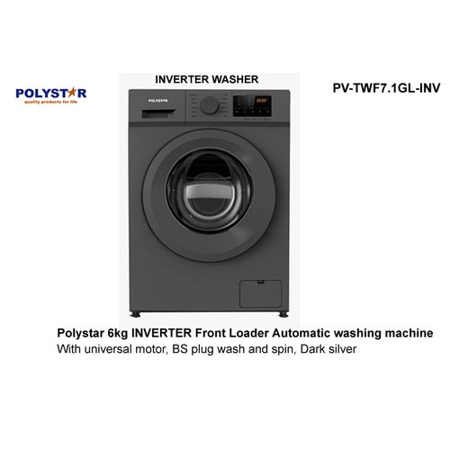 Polystar INVERTER Front Loading Washing Machine Automatic -6KG Item | Buy Polystar INVERTER Front Loading Washing Machine Automatic -6KG | SPOP Enterprise Global