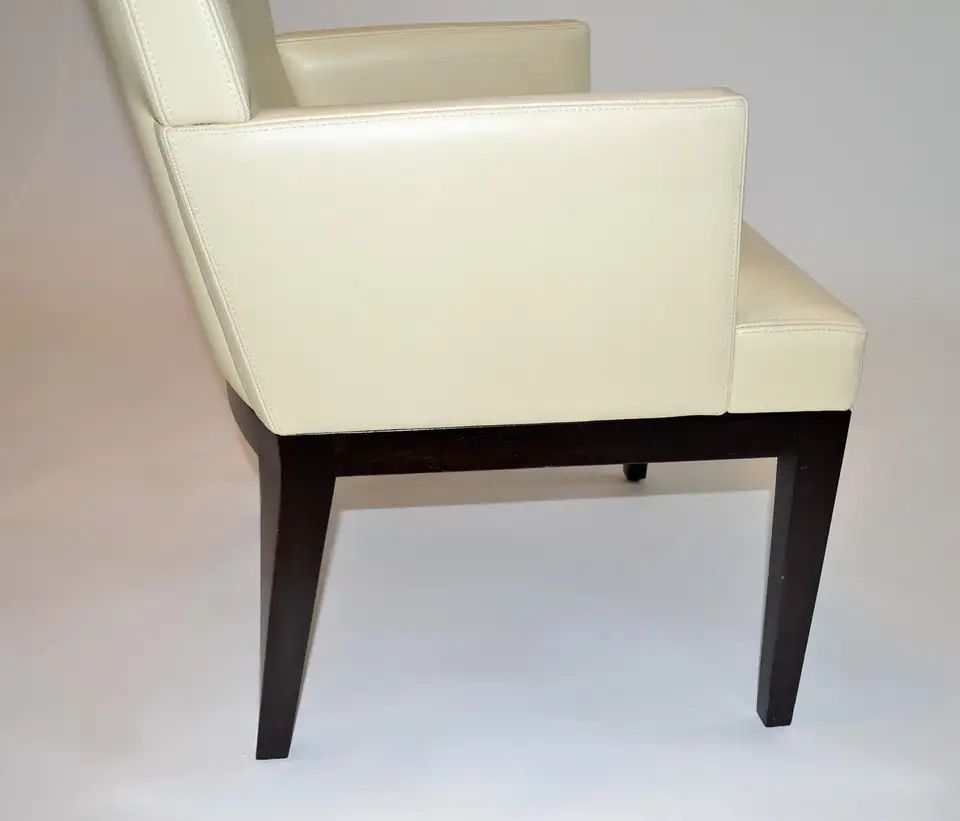 Wooden Leather Accent Chair (Bethany) Item | Buy Wooden Leather Accent Chair (Bethany) | SPOP Enterprise Global