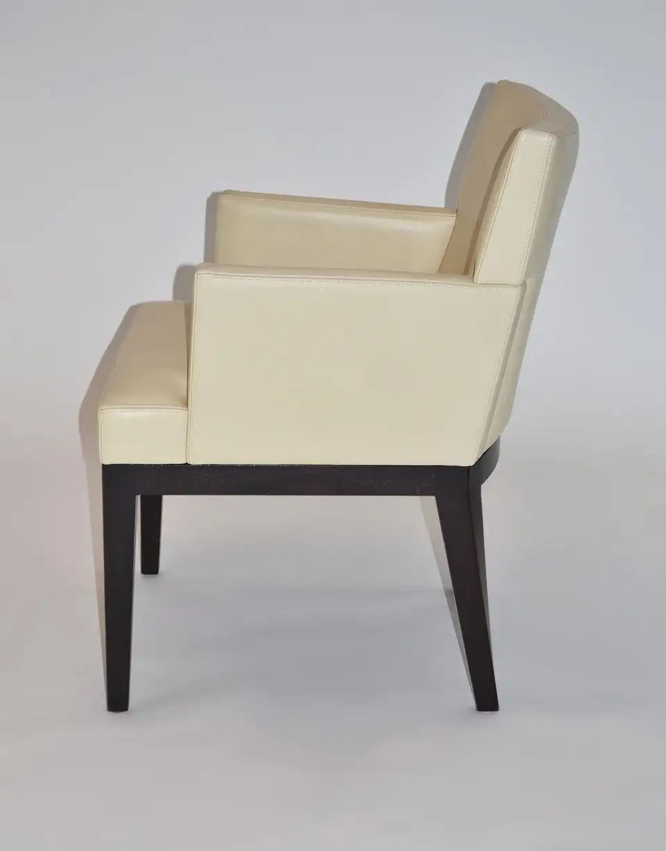 Wooden Leather Accent Chair (Bethany) Item | Buy Wooden Leather Accent Chair (Bethany) | SPOP Enterprise Global