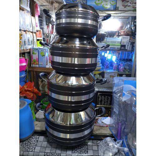 Non Stick Non-Stick Cookware Set - 5 Cooking Pots Item | Buy Non Stick Non-Stick Cookware Set - 5 Cooking Pots | SPOP Enterprise Global