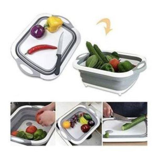 2 In 1 Foldable Chopping Board With Drainage Basket Dish Tub Item | Buy 2 In 1 Foldable Chopping Board With Drainage Basket Dish Tub | SPOP Enterprise Global