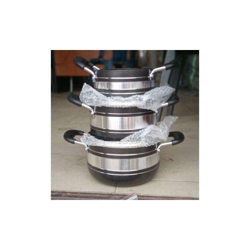 Non Stick 3 Sets Non Stick Cooking Pot Item | Buy Non Stick 3 Sets Non Stick Cooking Pot | SPOP Enterprise Global