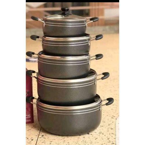 Non Stick Non-Stick Cookware Set - 5 Cooking Pots And A Frying Pan Item | Buy Non Stick Non-Stick Cookware Set - 5 Cooking Pots And A Frying Pan | SPOP Enterprise Global
