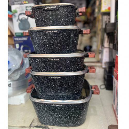 5 Set Diecast Non-Stick Pots/ Cookware -Granite Effect Item | Buy 5 Set Diecast Non-Stick Pots/ Cookware -Granite Effect | SPOP Enterprise Global