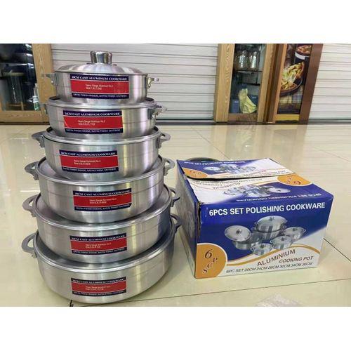 6pcs Aluminium With Marble Effect Non Stick Pots Item | Buy 6pcs Aluminium With Marble Effect Non Stick Pots | SPOP Enterprise Global
