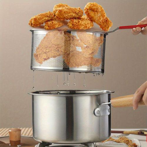 Stainless Steel Multi-Purpose Cookware Set with Frying Basket & Glass Lid - 304 SUS Non-Stick Saucepan, Deep Fryer, Noodle Boiled Item | Buy Stainless Steel Multi-Purpose Cookware Set with Frying Basket & Glass Lid - 304 SUS Non-Stick Saucepan, Deep Fryer, Noodle Boiled | SPOP Enterprise Global