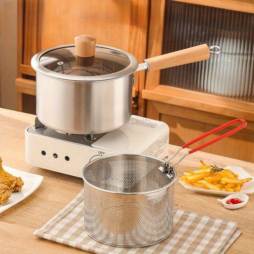 Stainless Steel Multi-Purpose Cookware Set with Frying Basket & Glass Lid - 304 SUS Non-Stick Saucepan, Deep Fryer, Noodle Boiled Item | Buy Stainless Steel Multi-Purpose Cookware Set with Frying Basket & Glass Lid - 304 SUS Non-Stick Saucepan, Deep Fryer, Noodle Boiled | SPOP Enterprise Global
