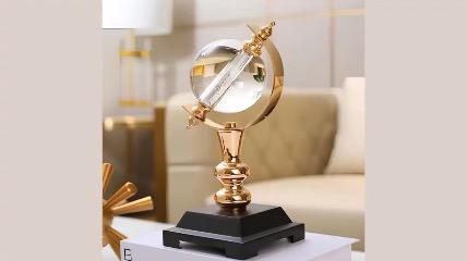 Crystal Globe Ornament Item | Buy Crystal Globe Ornament | SPOP Enterprise Global