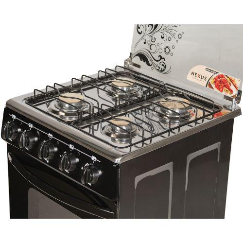 Nexus 4-Burner All Gas Cooker (4 + 0) With Oven- Black Item | Buy Nexus 4-Burner All Gas Cooker (4 + 0) With Oven- Black | SPOP Enterprise Global