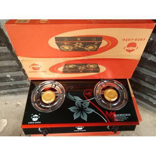 COTOCOTO 2 BURNER GLASS TABLE TOP GAS Item | Buy COTOCOTO 2 BURNER GLASS TABLE TOP GAS | SPOP Enterprise Global