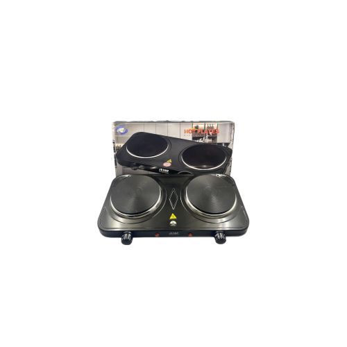 JD SMP Double Plate Electric Stove Hot Plate - Black Item | Buy JD SMP Double Plate Electric Stove Hot Plate - Black | SPOP Enterprise Global