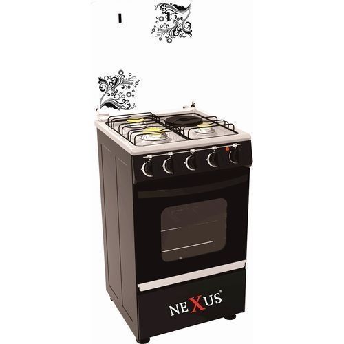 Nexus 4-Burner Gas Cooker -NX-5055B (3 + 1) - Black Item | Buy Nexus 4-Burner Gas Cooker -NX-5055B (3 + 1) - Black | SPOP Enterprise Global