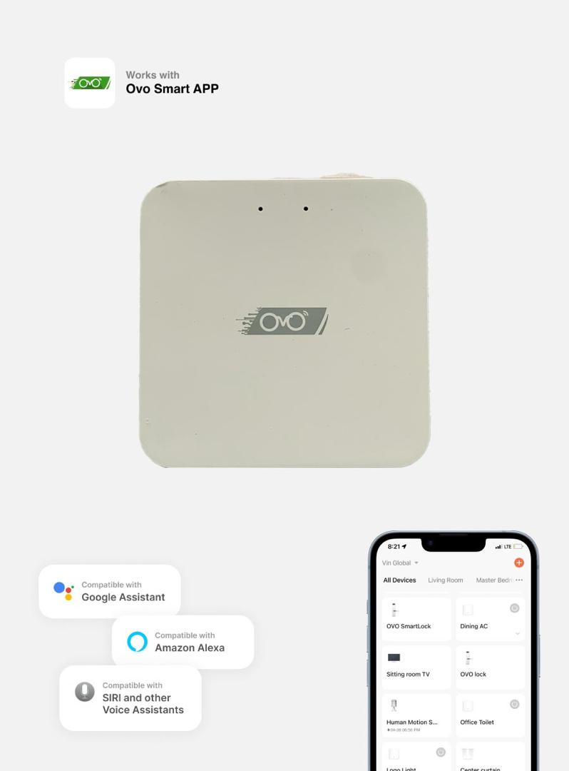 OVO Wi-fi Zigbee Gateway Item | Buy OVO Wi-fi Zigbee Gateway | SPOP Enterprise Global