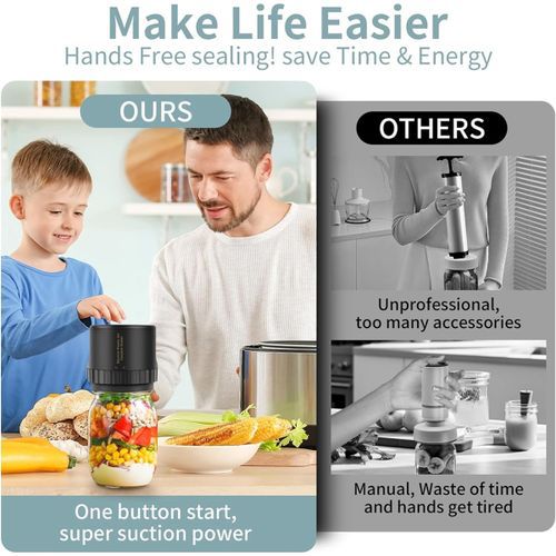 Vacuum Sealer Canning Lid Machine Kit For Food Storage White Item | Buy Vacuum Sealer Canning Lid Machine Kit For Food Storage White | SPOP Enterprise Global