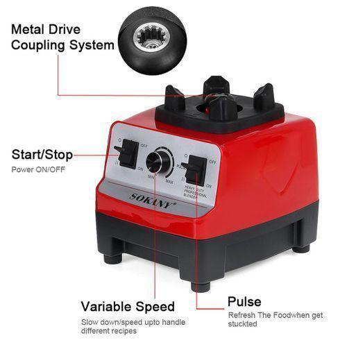Sokany 4500W Multipurpose Commercial Blender Grinder 2L Item | Buy Sokany 4500W Multipurpose Commercial Blender Grinder 2L | SPOP Enterprise Global