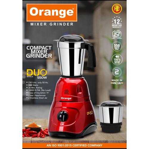 Orange Compact mixer grinder Item | Buy Orange Compact mixer grinder | SPOP Enterprise Global