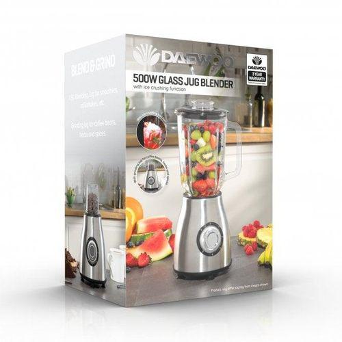 Daewoo Stainless Steel 1.5L Glass Jug Blender Item | Buy Daewoo Stainless Steel 1.5L Glass Jug Blender | SPOP Enterprise Global