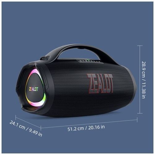 Zealot S98 High Power Bluetooth Speaker160W 36000mAh Battery Item | Buy Zealot S98 High Power Bluetooth Speaker160W 36000mAh Battery | SPOP Enterprise Global
