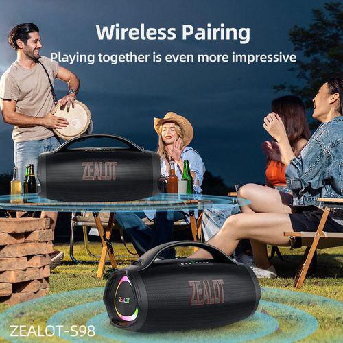 Zealot S98 Bluetooth Speaker 160W high Power,lPX6 Waterproof,Incredible heavy bass Item | Buy Zealot S98 Bluetooth Speaker 160W high Power,lPX6 Waterproof,Incredible heavy bass | SPOP Enterprise Global