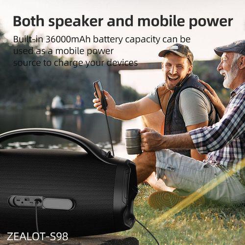 Zealot S98 Bluetooth Speaker 160W high Power,lPX6 Waterproof,Incredible heavy bass Item | Buy Zealot S98 Bluetooth Speaker 160W high Power,lPX6 Waterproof,Incredible heavy bass | SPOP Enterprise Global