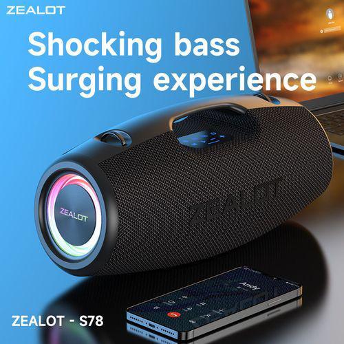 Zealot 100W Super Bass Bluetooth Speaker With 24000mAh Battery S78 Item | Buy Zealot 100W Super Bass Bluetooth Speaker With 24000mAh Battery S78 | SPOP Enterprise Global