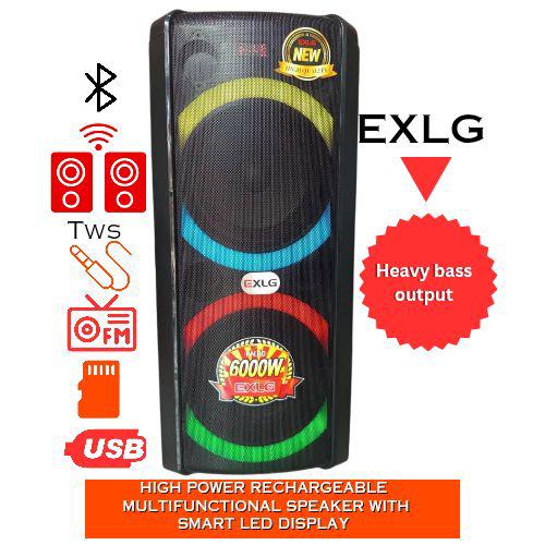 EXLG 6000W Bluetooth multimedia rechargeable speaker with quality bass Item | Buy EXLG 6000W Bluetooth multimedia rechargeable speaker with quality bass | SPOP Enterprise Global
