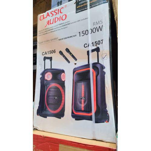 Public Address Rechargeable Bluetooth Speaker with 2 Microphones Item | Buy Public Address Rechargeable Bluetooth Speaker with 2 Microphones | SPOP Enterprise Global