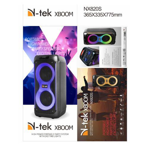 N-tek 8" XBOOM PORTABLE PARTY SPEAKER SYSTEM EXCITING LIGHTINGS Item | Buy N-tek 8" XBOOM PORTABLE PARTY SPEAKER SYSTEM EXCITING LIGHTINGS | SPOP Enterprise Global
