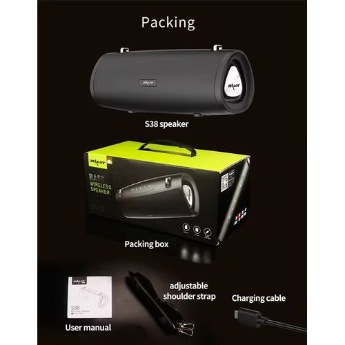 Zealot S38 Portable Bass Wireless Speaker Item | Buy Zealot S38 Portable Bass Wireless Speaker | SPOP Enterprise Global
