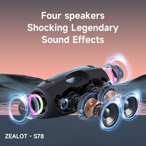 Zealot 100W Super Bass Bluetooth Speaker, 24000mAh Battery - S78 Item | Buy Zealot 100W Super Bass Bluetooth Speaker, 24000mAh Battery - S78 | SPOP Enterprise Global