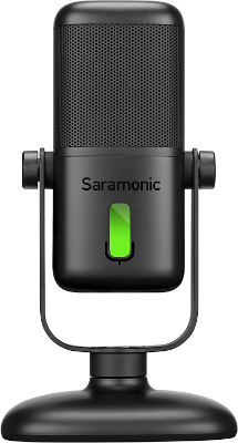 Saramonic Large Diaphragm Usb Studio Microphone With Magnetic Tabletop Stand, Headphone Out And Multi-color Led For Computers And Mobile Devices (sr-mv2000) - SKU-1469 Item | Buy Saramonic Large Diaphragm Usb Studio Microphone With Magnetic Tabletop Stand, Headphone Out And Multi-color Led For Computers And Mobile Devices (sr-mv2000) - SKU-1469 | SPOP Enterprise Global