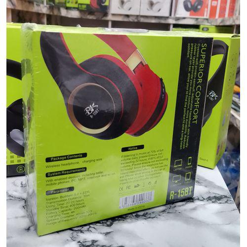 BK R-15BT SHOCKING SOUND STRONG BATTERY WIRELESS HEADPHONE Item | Buy BK R-15BT SHOCKING SOUND STRONG BATTERY WIRELESS HEADPHONE | SPOP Enterprise Global