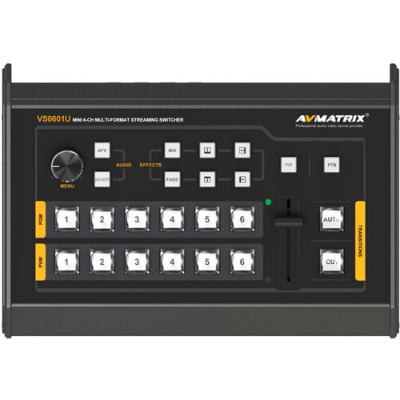 Avmatrix Vs0601u Mini 6-channel Sdi/hdmi Multi-format Av Switcher With Usb Streaming - SKU-1867 Item | Buy Avmatrix Vs0601u Mini 6-channel Sdi/hdmi Multi-format Av Switcher With Usb Streaming - SKU-1867 | SPOP Enterprise Global