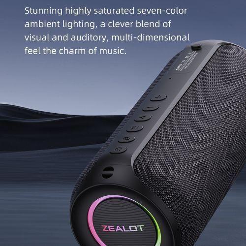Zealot S32 Max IPX4 Waterproof Outdoor Speaker With 20W Massive Sound, Extra Bass Bluetooth Standard Battery Speaker Item | Buy Zealot S32 Max IPX4 Waterproof Outdoor Speaker With 20W Massive Sound, Extra Bass Bluetooth Standard Battery Speaker | SPOP Enterprise Global