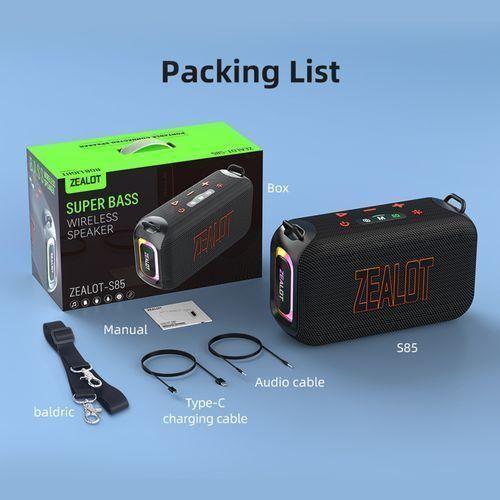 Zealot S85 50w Portable Speaker (High Power Subwoofer Speaker) Item | Buy Zealot S85 50w Portable Speaker (High Power Subwoofer Speaker) | SPOP Enterprise Global