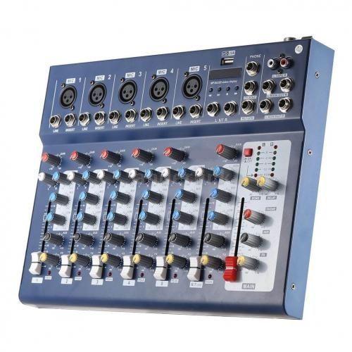 7 Channel Audio Mixer / Mixing Console With USB Interface - F7 Item | Buy 7 Channel Audio Mixer / Mixing Console With USB Interface - F7 | SPOP Enterprise Global
