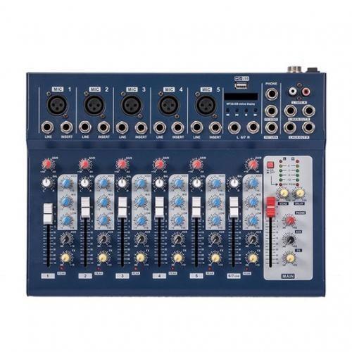 7 Channel Audio Mixer / Mixing Console With USB Interface - F7 Item | Buy 7 Channel Audio Mixer / Mixing Console With USB Interface - F7 | SPOP Enterprise Global