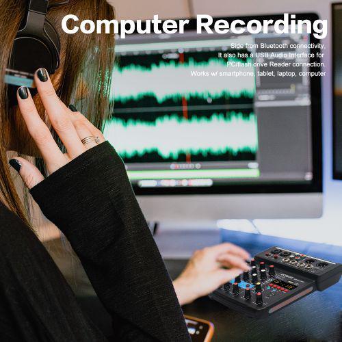 04F 4 Channel Dj Audio Sound Mixer BLACK Item | Buy 04F 4 Channel Dj Audio Sound Mixer BLACK | SPOP Enterprise Global