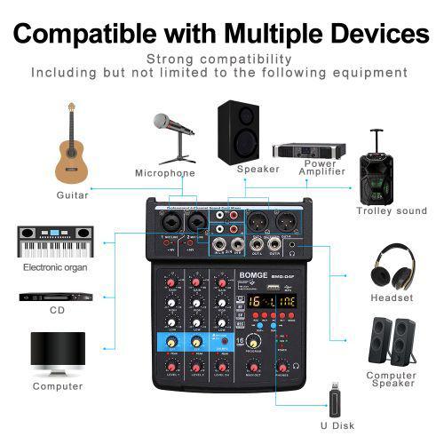 04F 4 Channel Dj Audio Sound Mixer BLACK Item | Buy 04F 4 Channel Dj Audio Sound Mixer BLACK | SPOP Enterprise Global