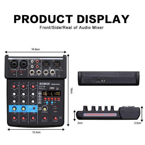 04F 4 Channel Dj Audio Sound Mixer BLACK Item | Buy 04F 4 Channel Dj Audio Sound Mixer BLACK | SPOP Enterprise Global